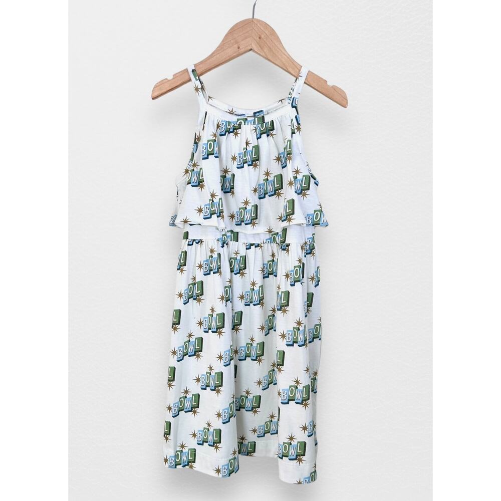 NWT Organic Retro Bowl Sign Sundress, Size 5